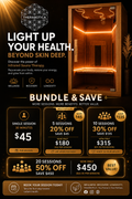 Bundle and save infrared sauna